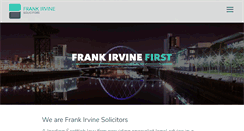 Desktop Screenshot of frankirvine.com